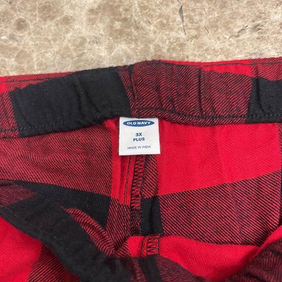 Old Navy Buffalo Plaid Printed Flannel Pj Pajama Pant NWOT Size 3X - Picture 8 of 13